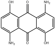 1,5-二氨基-4,8-二羟基蒽醌 结构式