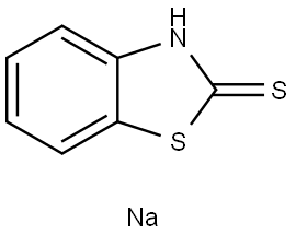 2-巯基苯并噻唑钠 结构式