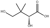 (R)-2,4-二羟基-3,3-二甲基丁酸 结构式