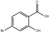4-溴-2-羟基苯甲酸 结构式