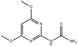 1-(4,6-二甲氧基嘧啶-2-基)脲 结构式