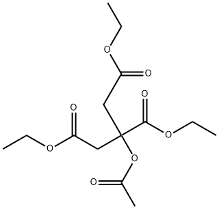2-乙酰柠檬酸三乙酯 结构式