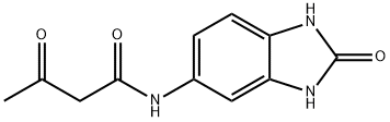5-乙酰乙酰氨基苯并咪唑酮 结构式