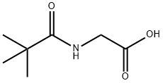 2-新戊酰氨基乙酸 结构式