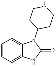 4-(2-酮酸-1-苯并咪唑)哌啶 结构式