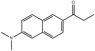2-(二甲氨基)-6-丙酰基萘 结构式