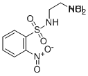 N-(2-氨乙基)-2-硝基苯磺酰胺盐酸盐 结构式