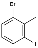 1-溴-3-碘-2-甲基苯 结构式