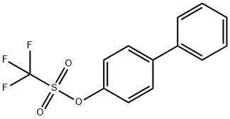 4-三苯基苯基三氟甲磺酸酯 结构式