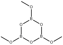 2,4,6-三甲氧基硼氧六环 结构式