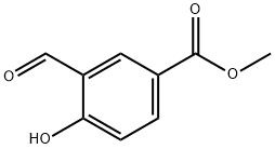 3-甲酰基-4-羟基苯甲酸甲酯 结构式