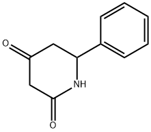 6-苯基哌啶-2,4-二酮 结构式