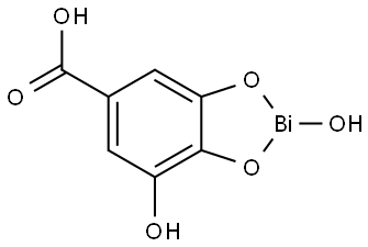 次没食子酸铋 结构式