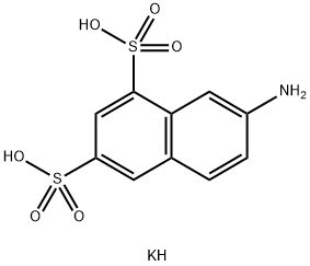 7-氨基-1,3-萘二磺酸钾 结构式