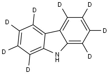 咔唑-d8 结构式
