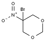 5-溴-5-硝基-1,3-二噁烷 结构式