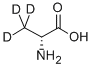 D-丙氨酸-3,3,3-D3 结构式