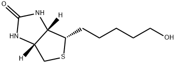 (3aS,4S,6aR)-4-(5-羟基戊基)四氢-1H-噻吩并[3,4-d]咪唑-2(3H)-酮 结构式