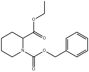 N-Cbz-哌啶-2-羧酸乙酯 结构式