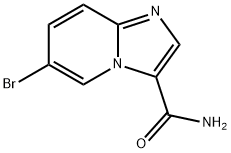 6-溴咪唑并[1,2-a]吡啶-3-甲酰胺 结构式