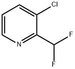 3-氯-2-(二氟甲基)吡啶 结构式