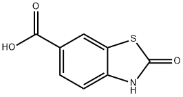 2-羟基苯并[d]噻唑-6-甲酸 结构式