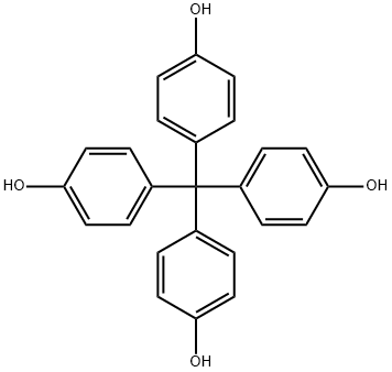 4,4',4'',4'''-甲四基四苯酚 结构式