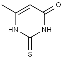 甲基硫脲嘧啶 结构式