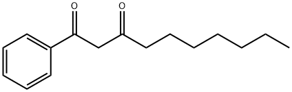 1-苯基癸烷-1,3-二酮 结构式