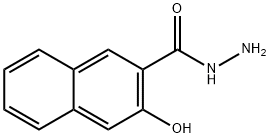 3-羟基-2-萘甲酰肼 结构式