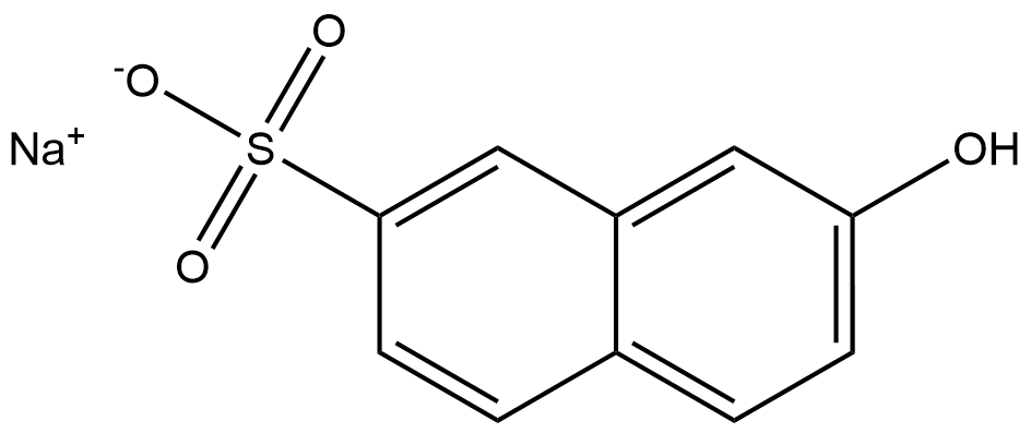 2-羟基-7-萘磺酸钠 结构式