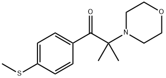 2-甲基-1-[4-(甲基硫代)苯基]-2-(4-吗啉基)-丙-1-酮 结构式