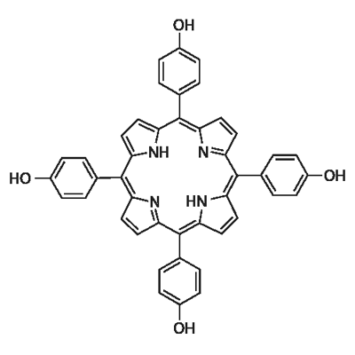 5,10,15,20-四(4-羟基苯基)卟啉 结构式