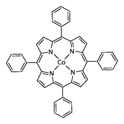 四苯基卟啉钴(II) 结构式