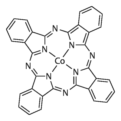 酞菁钴(II) 结构式