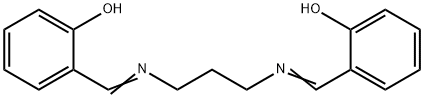 N,N'-双(亚水杨基)-1,3-丙二胺 结构式