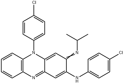 N,5-双(4-氯苯基)-3-(异丙基亚氨基)-3,5-二氢吩嗪-2-胺 结构式