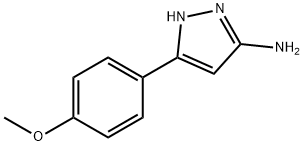 3-氨基-5-(4-甲氧基苯基)吡唑 结构式