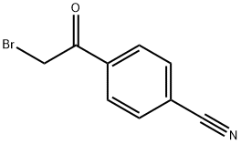4-(溴乙酰基)苯腈 结构式