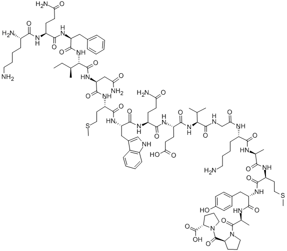 HIV (gp120)片段(421-438) 结构式