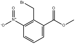 2-(溴甲基)-3-硝基苯甲酸甲酯 结构式