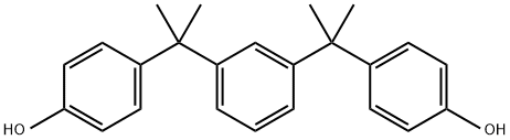 1,3-双[2-(4-羟苯基)-2-丙基]苯 结构式