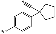 1-(4-氨基苯基)环戊甲腈 结构式