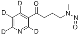 4-(甲基亚硝胺)-1-(3-吡啶基-d4)-1-丁酮 结构式