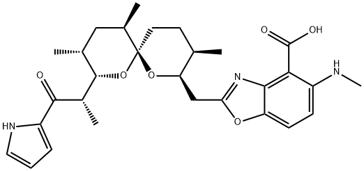 钙离子载体 A23187 结构式