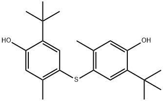 二(2-甲基-5-叔丁基-4-羟基苯基)硫醚 结构式
