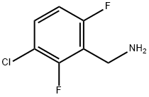 3-氯-2,6-二氟苄胺 结构式