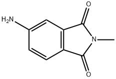 4-氨基-N-甲基邻苯二甲酰亚胺 结构式