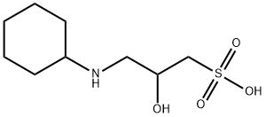3-(环己氨基)-2-羟基-1-丙磺酸 结构式