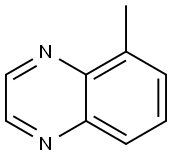 5-甲基喹喔啉 结构式